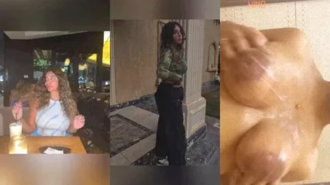 MMS of Horny Desi GF Squeezing Her Massive Natural Boobs on Cam Video MMS