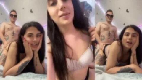NRI Transgender Couple Fucking White Cock Viral Video Desi Porn MMS