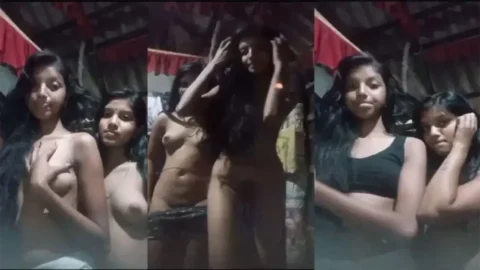 Young Sisters Share Private Desi Lesbian MMS Secrets MMS Porn