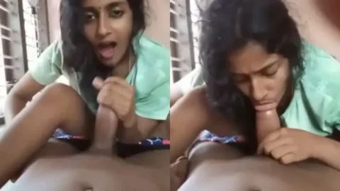 Cute Mallu Girlfriend Giving a Blowjob Riding Desi Porn MMS