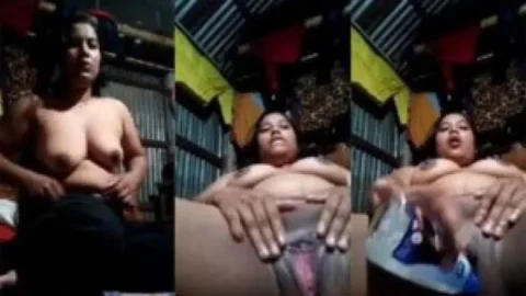 Unsatisfied Bhabhi masturbating her pussy on cam Desi Porn MMS