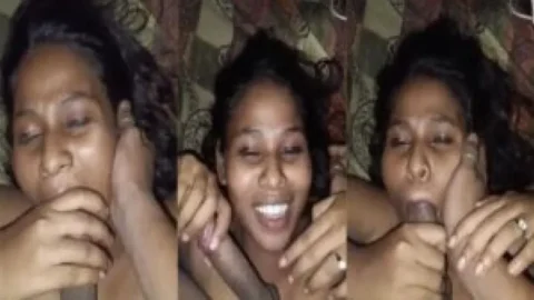 Tamil GF giving blowjob to her BF Desi Porn MMS