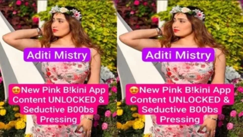 Aditi Mistry New Pink Bikini App Content Desi Porn MMS