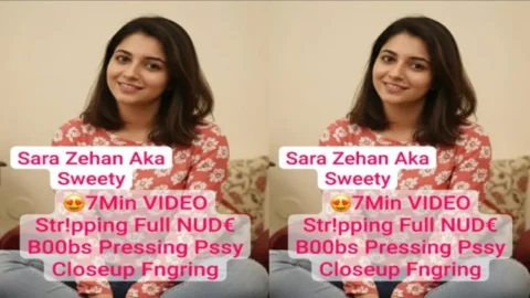 Sara Zwhan Aka Sweety Premium Live Stripping Desi Porn MMS