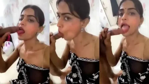 Desi Girls Secret Hot Blowjob Revealed in Private MMS Porn