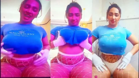 Aditi Mistry Nude Boobs Exposed in Blue Top Part 3 Video MMS