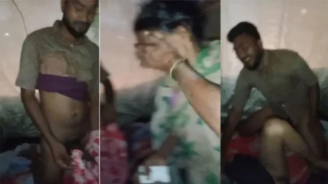 Telugu Old Maid Aunty Hard Fucking College Young Boy Desi Porn MMS