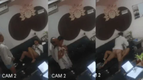 CCTV Captures Tharki Buddah Boss Taking Advantage Of Young Secretary Desi Porn MMS