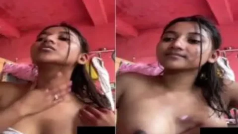 After bath boob show on viral video call to lover Desi Porn MMS