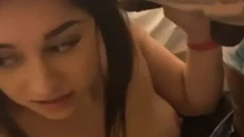 NRI girl fucking hard threesome video HD Porn