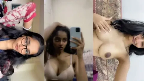Beautiful Sneha Latest Most Exclusive Viral Video Teasing Showing Pressing Boobs with Full Face HD Porn