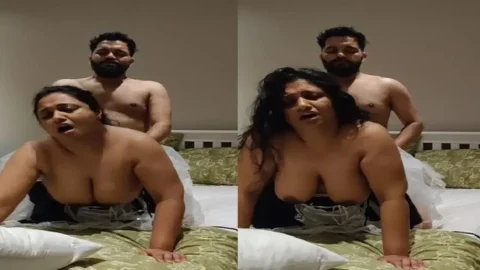 Busty aunty doggy fucking with owner for money Desi Porn MMS