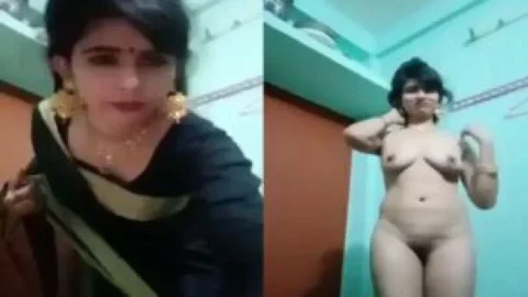Tall bhabhi stripping saree to nude MMS Desi Porn MMS