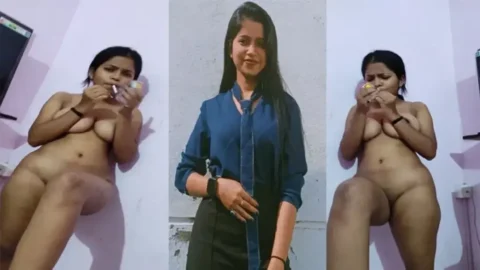 Bengali girlfriend secretly sucking her lovers boobs in private MMS Porn
