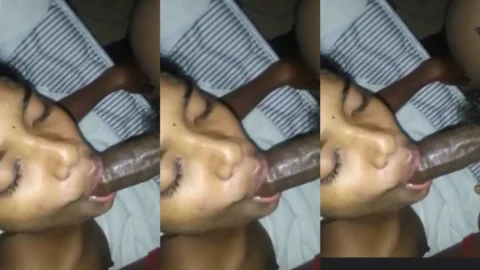 Desi Tamil Slim Girlfriend Giving Sloppy Deepthroat Blowjob Leaked MMS Video MMS