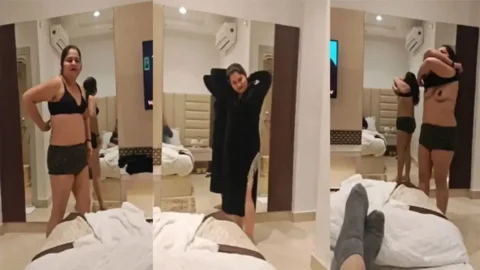 Housewifes Steamy Hotel Romance with Secret Office Lover MMS Porn