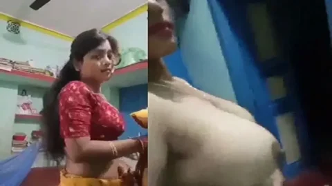 Village Girl Stripping Saree And Viral Boobs Show Desi Porn MMS