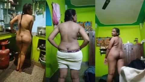 Hot Telugu Wifes Private Nude Romance at Home MMS Porn