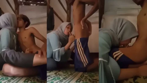 Hijabi Girlfriend Gives Slopy Deepthroat Blowjob To Her Boyfriend Leaked MMS Video MMS