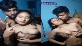 Desi Village Couples Private Romance Video Leaked for Friends MMS Porn