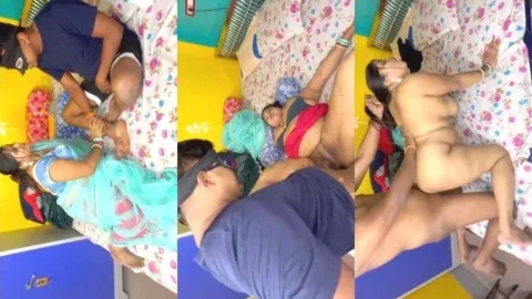 Desi Bhabhi Rosy Blindfolded DP Threesome and Blowjob Sex Tape Video MMS