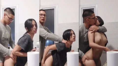 Indian girl fucking in standing doggystyle with german guy Desi Porn MMS