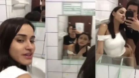 Desi College Girls Steamy Bathroom Fling Leaked MMS Porn