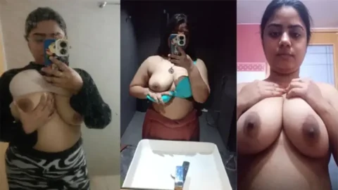 Desi Bhabhis Private Moments Boobs Pressing Secret Fun MMS Porn