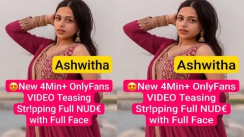 Ashwitha Super Seductive Teasing Boobs Pressing Stripping Full Nude Desi Porn MMS
