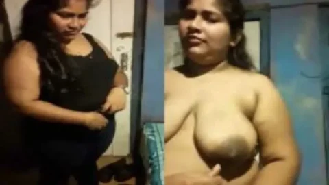 Fatty Indian girl captured nude by lover Desi Porn MMS