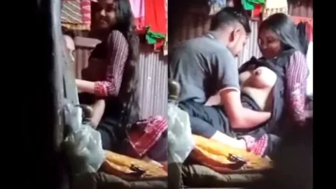 DESI TEEN GIRL BOOBS SUCKING HER LOVER ON ROOM SECRETLY Desi Porn MMS