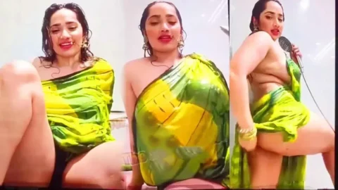 Aditi Mistry Nude Wet Saree Live Shows Ass Boobs And Nipples Video MMS