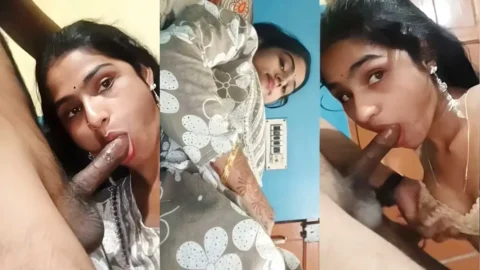 Leaked MMS of Slim Desi Wife Sucking Husband's Cock Like a Pro Video MMS