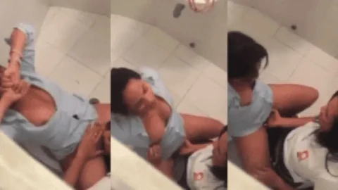 Lesbian Colleagues Juicy Pussy Eating Fingering in Bathroom Secretly Recorded Desi Porn MMS