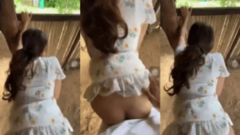 City Couple Fucks In Village Shed Fearing Getting Caught Desi Porn MMS
