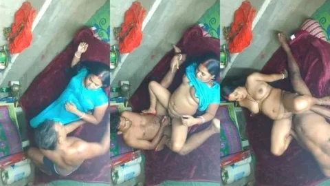 Village Boudi's Big Natural Boobs Bounce During Leaked Hardcore Fucking Video MMS