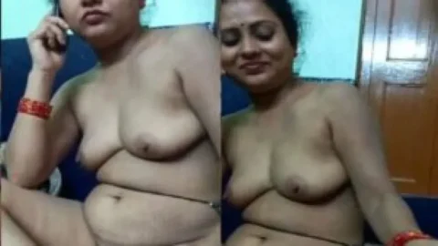 Bengali slut wife giving handjob talking on phone Desi Porn MMS