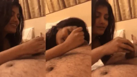 Slutty GF Revives Flaccid Dick with BJ Mission Desi Porn MMS