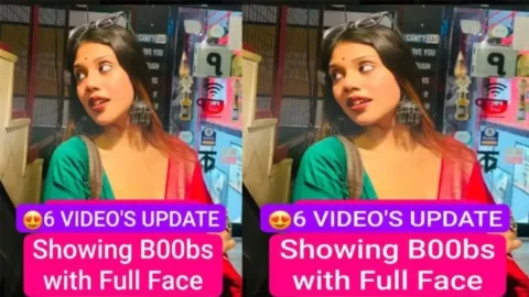 Desi girlfriend flashes her hot boobs on Snapchat with full face MMS Porn