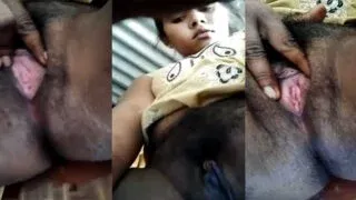 Desi dehati girl ka secret pussy show on cam MMS Porn