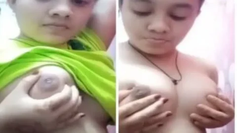 Beautiful village girl white boobs pressing Desi Porn MMS