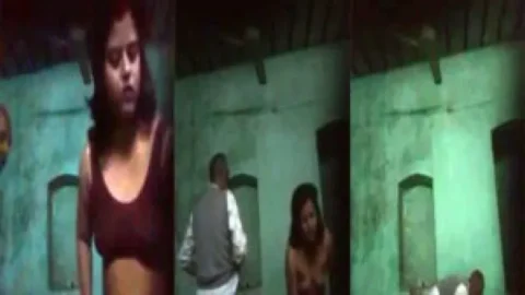 Desi old man having sex with young Bhabhi Desi Porn MMS