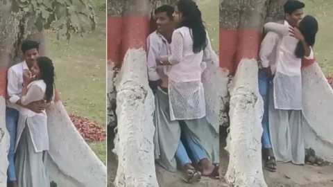 College Lover Outdoor Fuck Secretly Recorded Desi Porn MMS