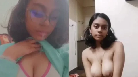 Beautiful Submissive Girl Spitting on her Boobs Licking Spit off the Ground Showing Desi Porn MMS