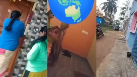 Desi Aunty Ka Ghar Pe Chupa Chupe Ka Maza MMS Porn