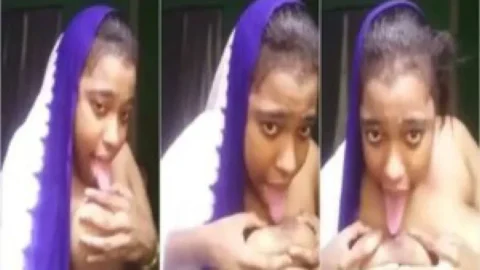 Naughty Bhabhi licking own nipples Desi Porn MMS