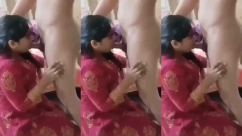 Desi Bhabi in Pink Dress Sucks Dick Like a Pro Leaked MMS Video MMS