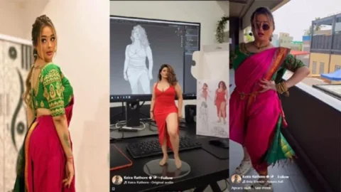 Kiran Rathore Dripping Nude Show MMS Desi Porn MMS