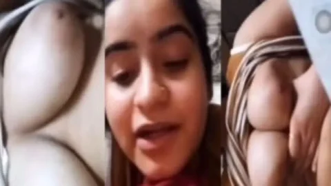 Punjabi girl showing her cute big boobiies on VC Desi Porn MMS