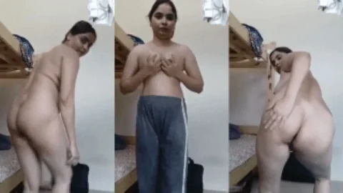 Slutty Indian Aunty s Strip Boob Spank Tease Desi Porn MMS